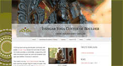 Desktop Screenshot of boulderyoga.com